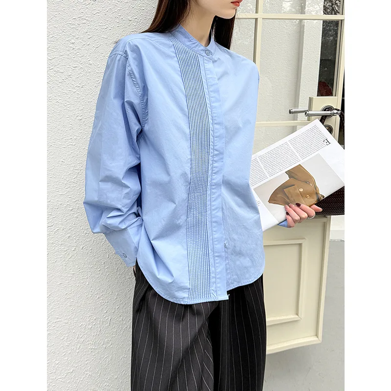 New Spring Casual Heavy-duty Pleated Elegant Round-neck Long-sleeved Shirt for Women, Unique and Special Top
New Spring Casual Heavy-duty Pleated Elegant Round-neck Long-sleeved Shirt for Women, Unique and Special Top