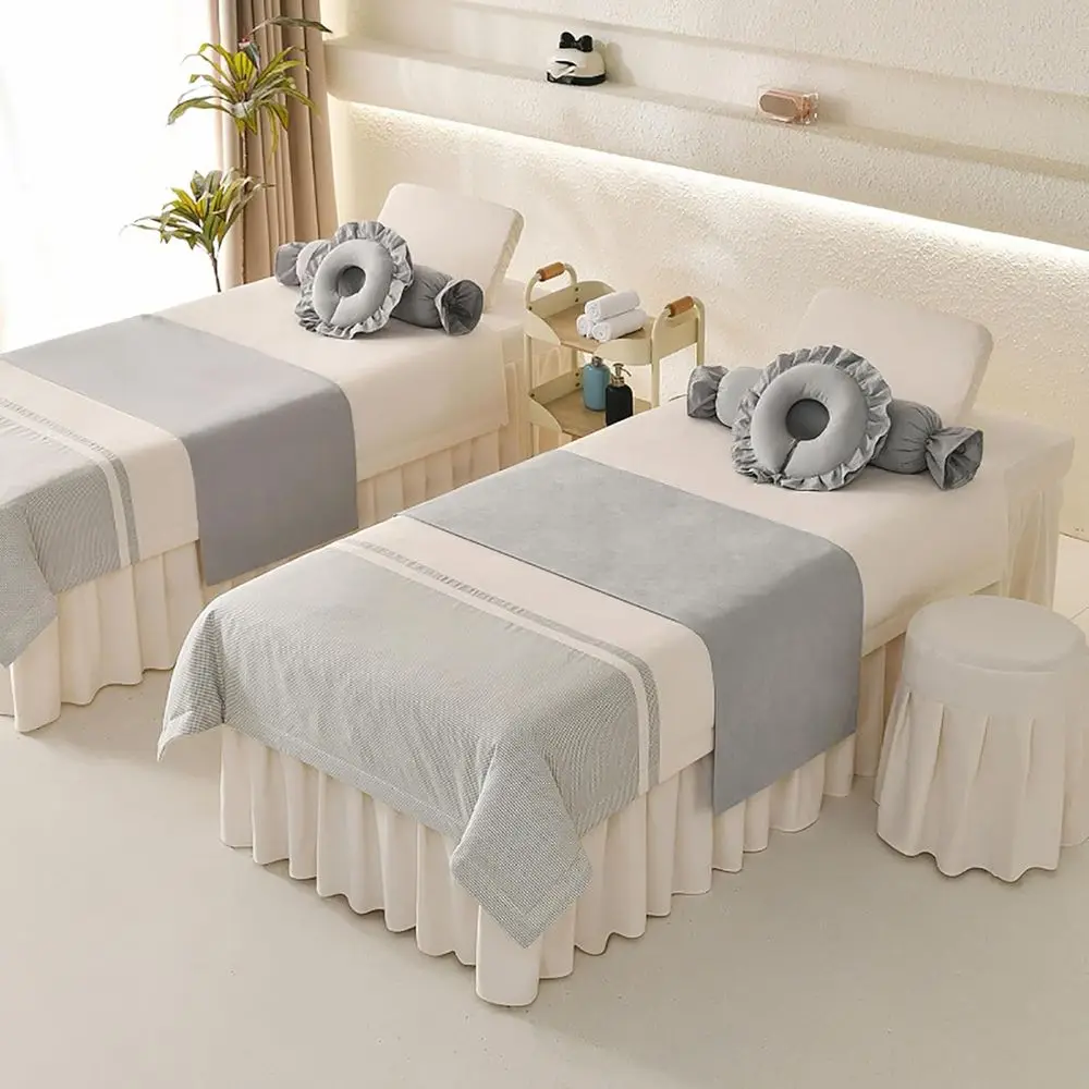 Breathable 4-Piece Massage Bed Skirt, White, 70x190cm (28x75 inches)
Breathable 4-Piece Massage Bed Skirt, White, 70x190cm (28x75 inches)
