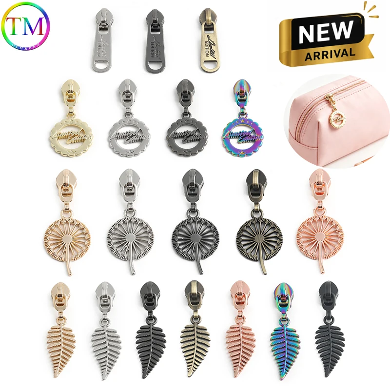 10/50pcs #5 Nylon Zipper Sliders Dandelion Design for Bags Clothes Makeup Bag Zip Repair Replacement Puller DIY Accessories
10/50pcs #5 Nylon Zipper Sliders Dandelion Design for Bags Clothes Makeup Bag Zip Repair Replacement Puller DIY Accessories