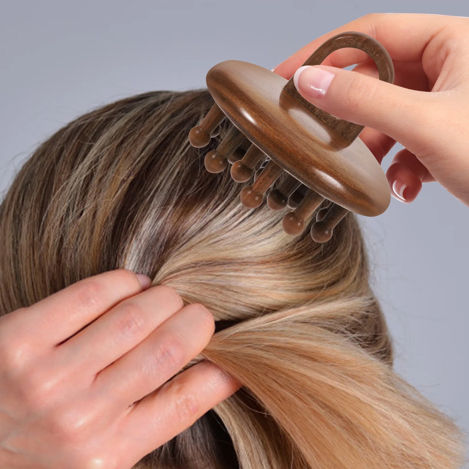 Ergonomic Wooden Wide Tooth Comb Detangling Scalp Massage Tool Sturdy Portable Hair Pick For Curly Thick Tangled Hair
Ergonomic Wooden Wide Tooth Comb Detangling Scalp Massage Tool Sturdy Portable Hair Pick For Curly Thick Tangled Hair