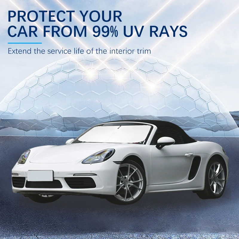 Summer Car Accessories Car Windshield SunShade Cover Fit For Porsche 718 Boxster 987 Cayman Anti UV Car Sun Shade
Summer Car Accessories Car Windshield SunShade Cover Fit For Porsche 718 Boxster 987 Cayman Anti UV Car Sun Shade