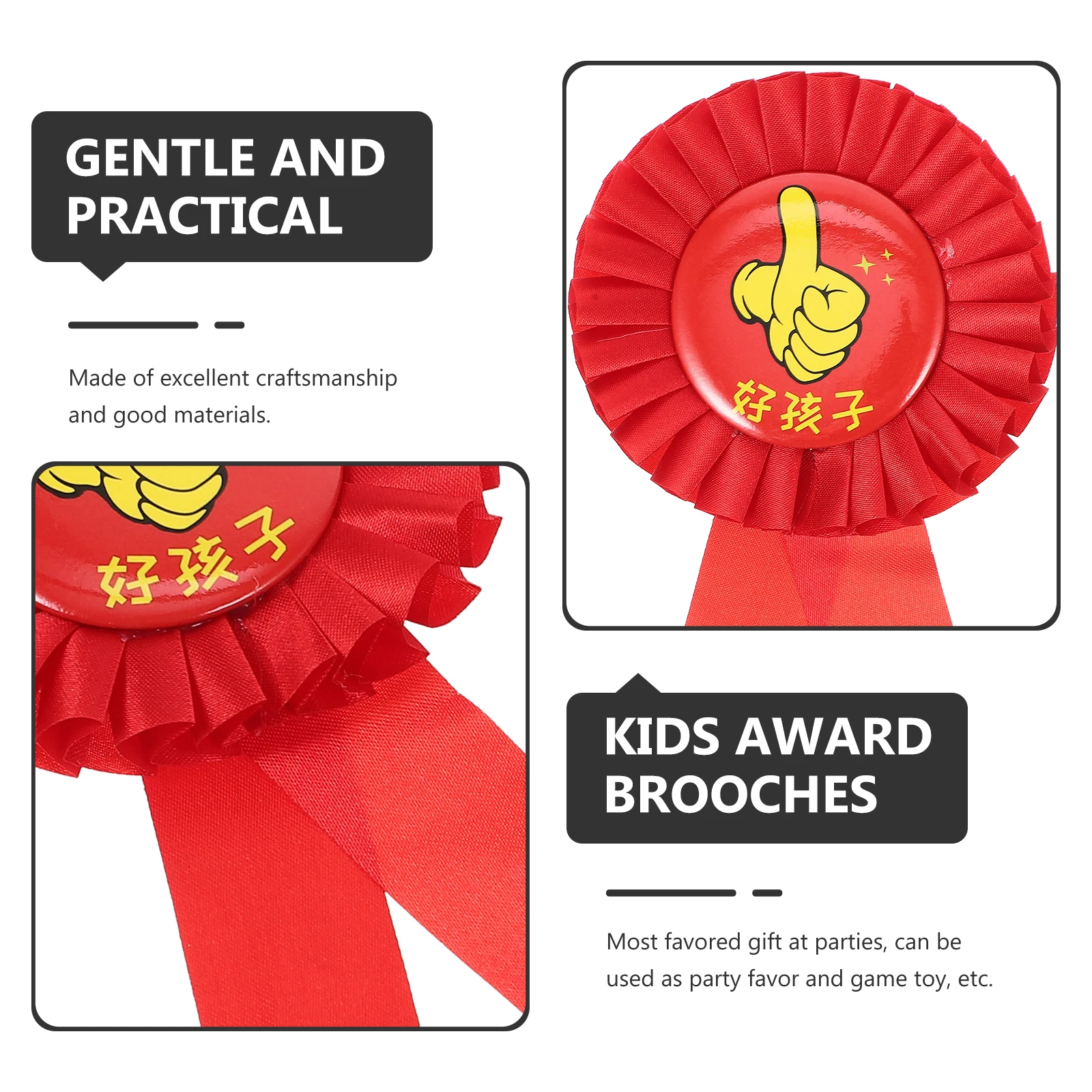 10Pcs Kids Encouragement Badges Award Brooches for Party Games Children Awards Home School Events Decorations
10Pcs Kids Encouragement Badges Award Brooches for Party Games Children Awards Home School Events Decorations