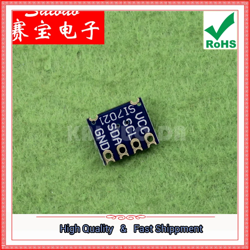 Si7021 Temperature And Humidity Sensor High Precision I2C Interface Industrial Grade Module Board
Si7021 Temperature And Humidity Sensor High Precision I2C Interface Industrial Grade Module Board