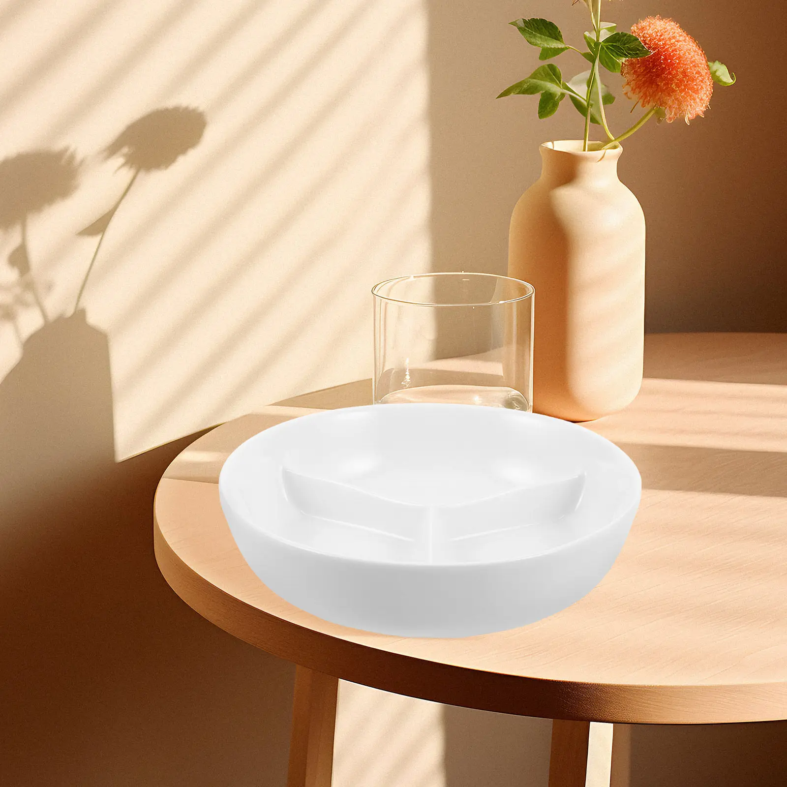 Керамический секционный поднос с 3 отделениями: универсальные тарелки для фруктов, овощей, приправ, закусок, подходят для различных образов жизни
Керамический секционный поднос с 3 отделениями: универсальные тарелки для фруктов, овощей, приправ, закусок, подходят для различных образов жизни