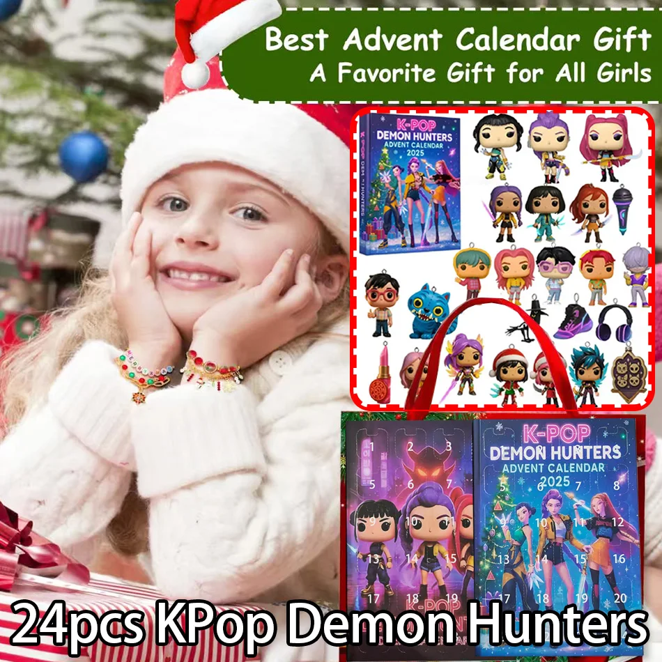 Новый Kpop Demon Hunters Адвент-календарь K Pop Demon Hunters Rumi Mira Zoey Tiger Рождественский обратный отсчет Адвент-календарь Подарок 24 дня
Новый Kpop Demon Hunters Адвент-календарь K Pop Demon Hunters Rumi Mira Zoey Tiger Рождественский обратный отсчет Адвент-календарь Подарок 24 дня