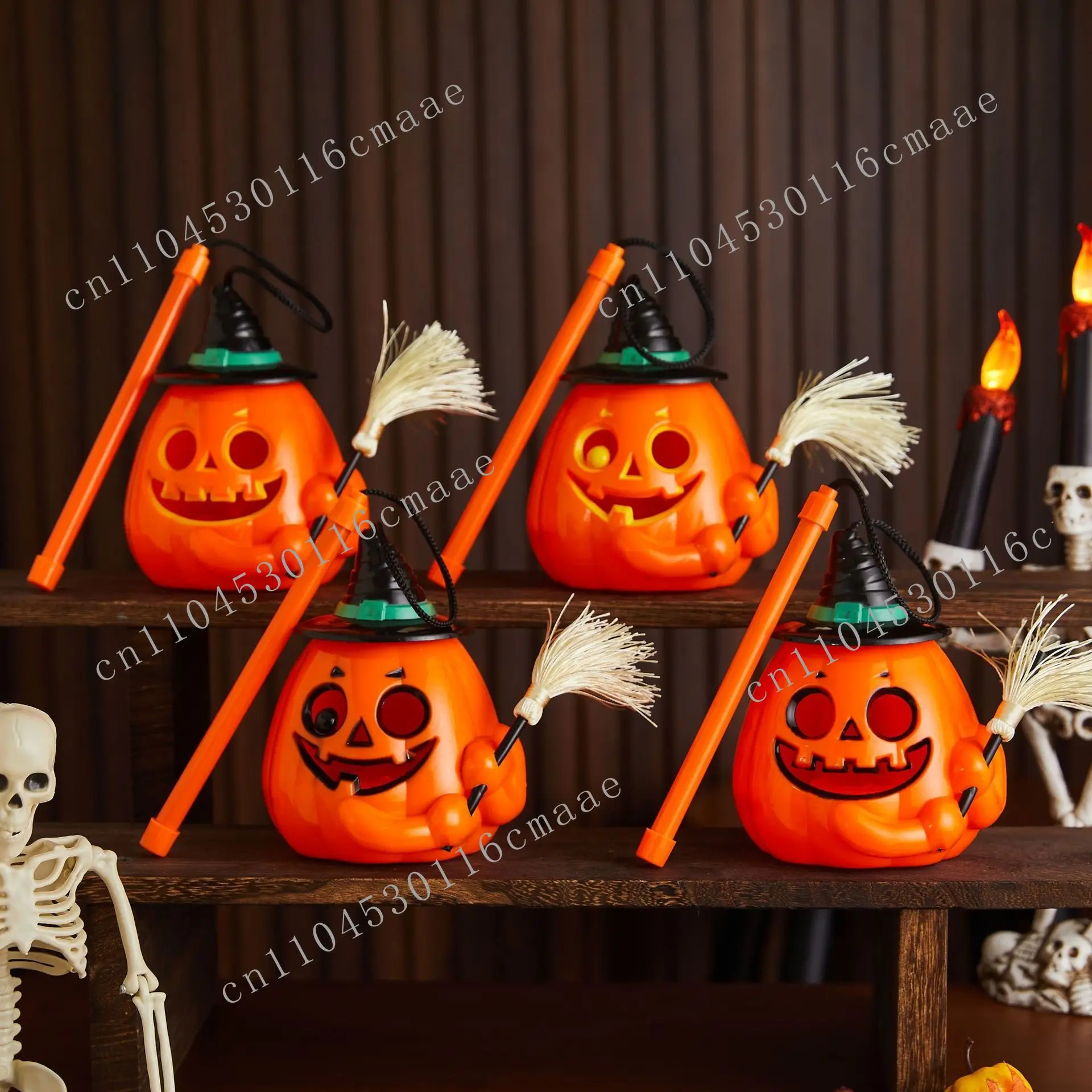 Halloween Portable Jack-o-lantern Ghost Festival Party Decoration Glowing Broom Jack-o-lantern Props Children's Toys
Halloween Portable Jack-o-lantern Ghost Festival Party Decoration Glowing Broom Jack-o-lantern Props Children's Toys