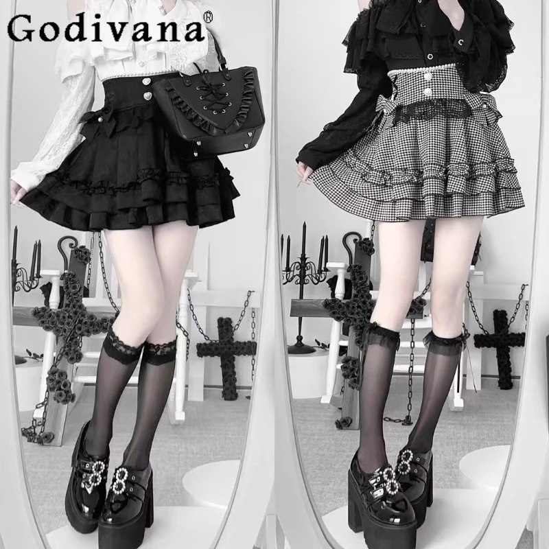 Original Mass-produced Japanese Mine Lace Elegant Cake Skirt Girls Sweet Mini Tutu Skirt Summer 2025 Lolita Long-sleeved Shirt
Original Mass-produced Japanese Mine Lace Elegant Cake Skirt Girls Sweet Mini Tutu Skirt Summer 2025 Lolita Long-sleeved Shirt