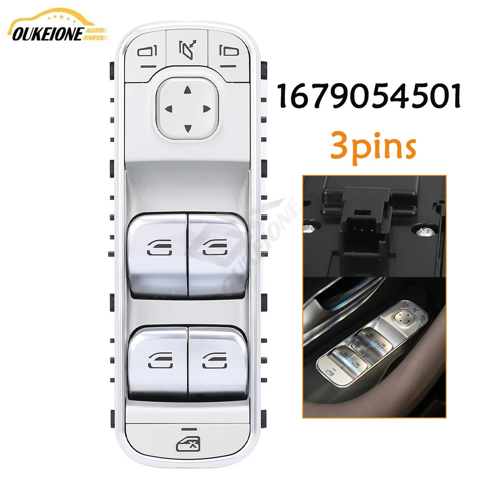 For Mercedes Benz GLS GLE W167 2019 2020 2021 1679054501 Front Driver Side Electric Master Window Control Switch Auto Parts
For Mercedes Benz GLS GLE W167 2019 2020 2021 1679054501 Front Driver Side Electric Master Window Control Switch Auto Parts