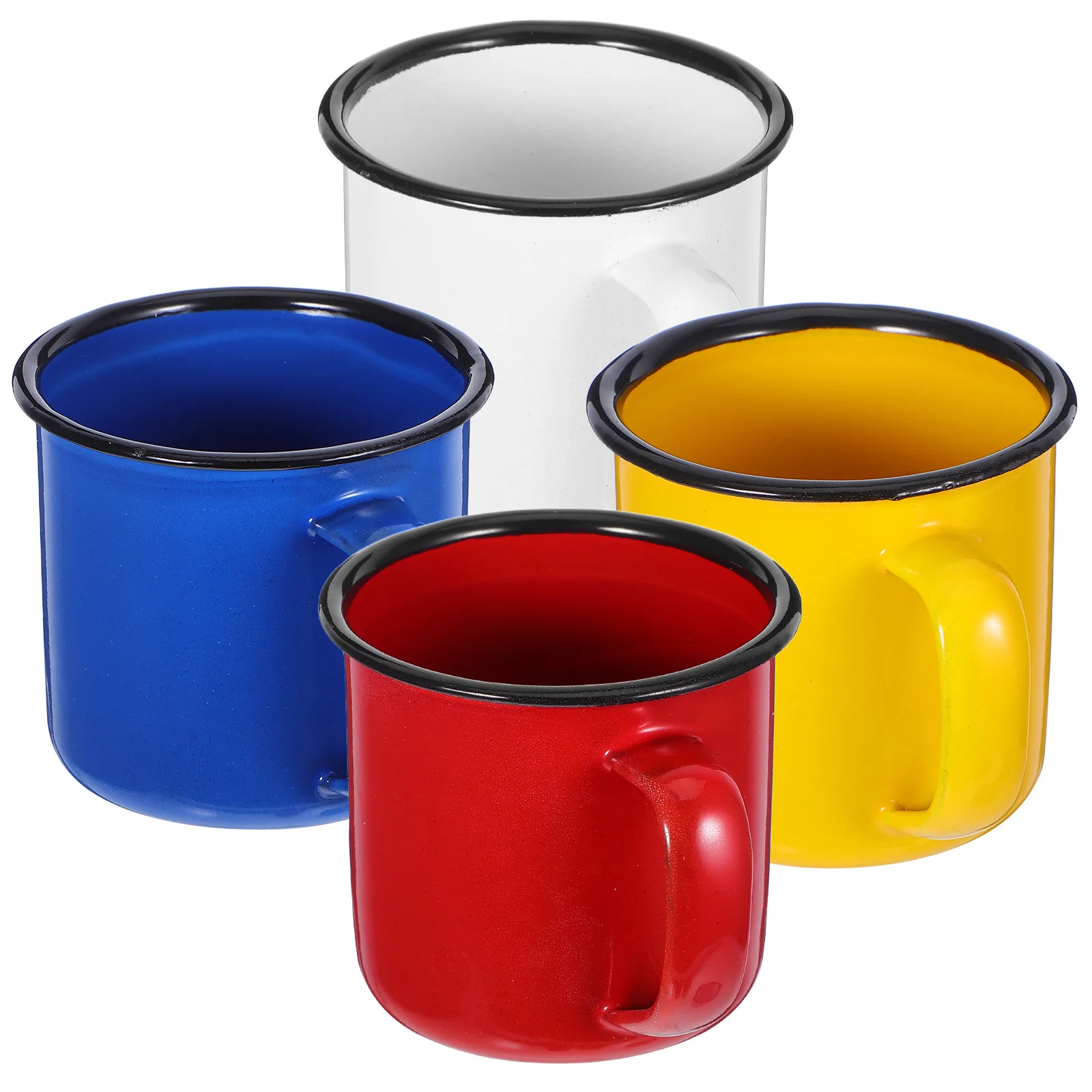 4Pcs Enamel Mug Coffee Tea Mugs Simple Style Easy Clean Drinking Cups for Home Office Picnics Enamel Mug
4Pcs Enamel Mug Coffee Tea Mugs Simple Style Easy Clean Drinking Cups for Home Office Picnics Enamel Mug