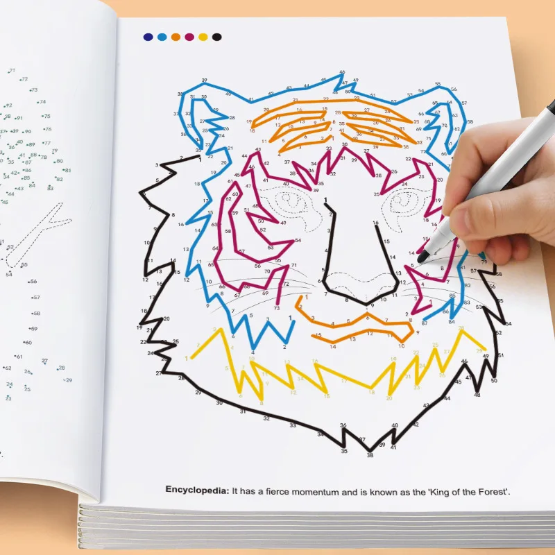 Magic Line Concentration Training Left and Right Brain Development Thinking Training Book Maze Book Digital Connection Drawing
Magic Line Concentration Training Left and Right Brain Development Thinking Training Book Maze Book Digital Connection Drawing