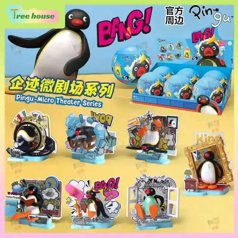 Authentic Pingu Penguin Blind Box Assembly Blocks & Gashapon Figures - Micro Theater Scene Ornaments & Plush Dolls,Birthday Gift
Authentic Pingu Penguin Blind Box Assembly Blocks & Gashapon Figures - Micro Theater Scene Ornaments & Plush Dolls,Birthday Gift