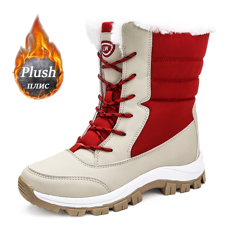 New High Quality Snow Boots Comfortable Women Ankle Boots Fur Warm Platform Shoes For Women Non Slip Plush Female Winter Shoes
New High Quality Snow Boots Comfortable Women Ankle Boots Fur Warm Platform Shoes For Women Non Slip Plush Female Winter Shoes