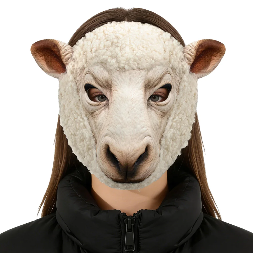 Sheep Brown Bear Mask Cosplay Cute Goat Bear Eva Animal Masks Halloween Masquerade Carnival Dress Up Party Costume Props
Sheep Brown Bear Mask Cosplay Cute Goat Bear Eva Animal Masks Halloween Masquerade Carnival Dress Up Party Costume Props