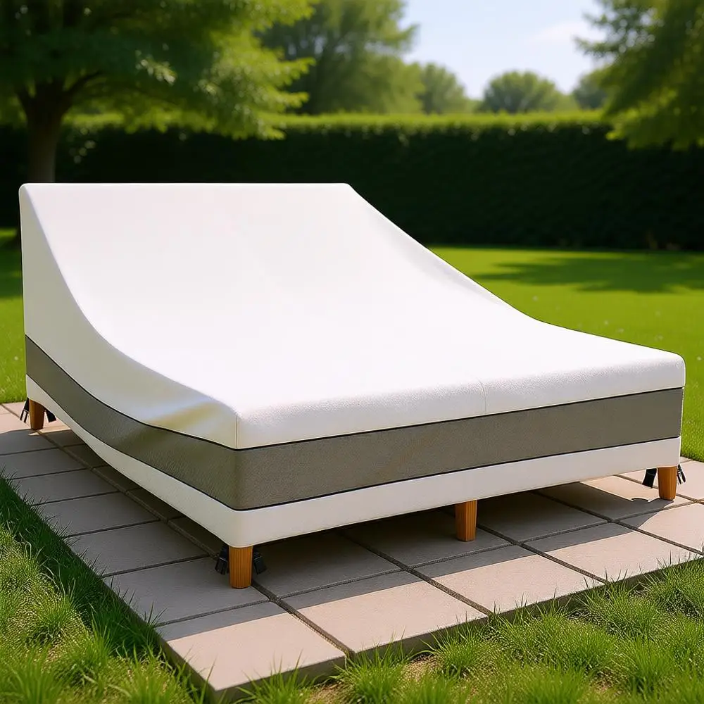 Прочный водонепроницаемый чехол для двойного шезлонга шириной 82 дюйма - бежевый
Прочный водонепроницаемый чехол для двойного шезлонга шириной 82 дюйма - бежевый