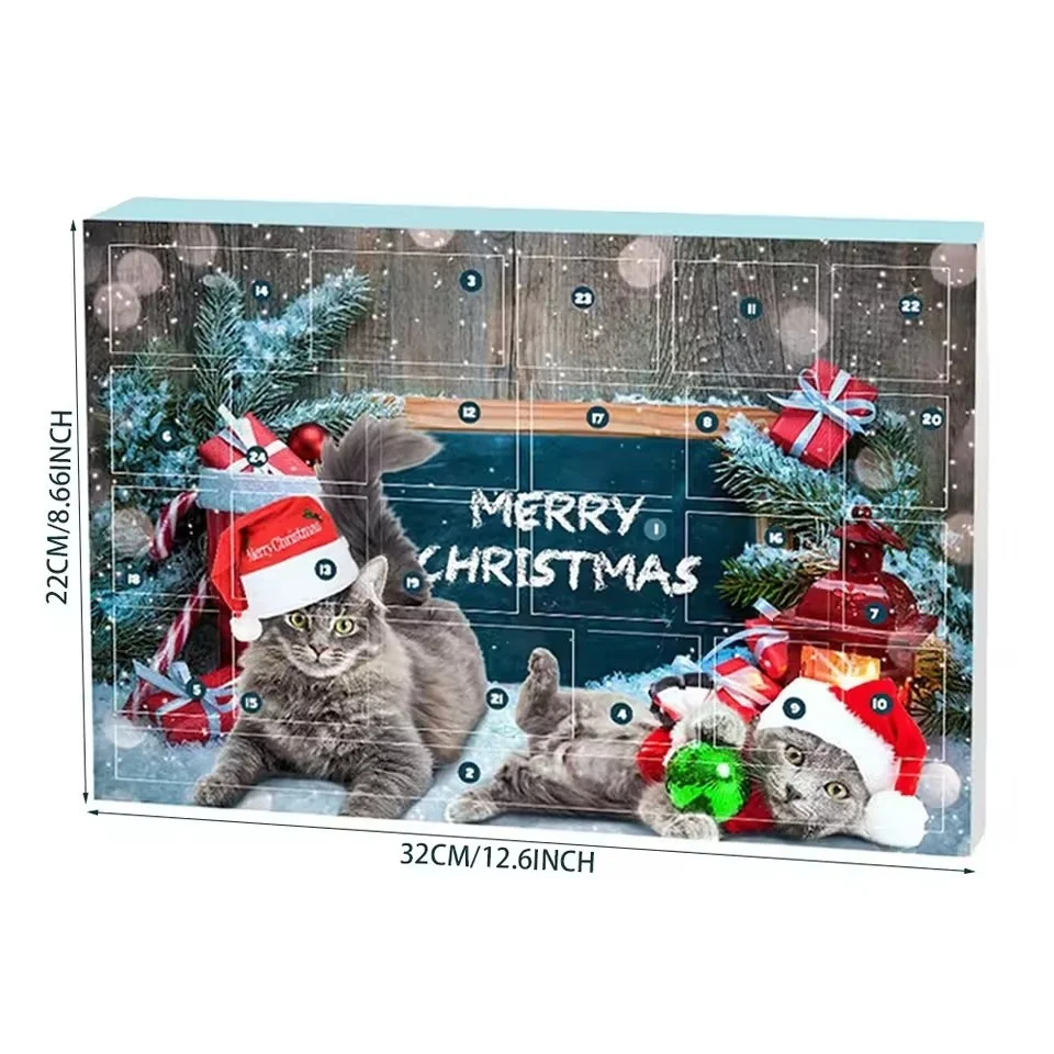 Christmas Cat Advents Calendar 2025 Countdown Calendar Surprise Present Box Collectible Interactive Cat Kit for Cat Lover 
Christmas Cat Advents Calendar 2025 Countdown Calendar Surprise Present Box Collectible Interactive Cat Kit for Cat Lover