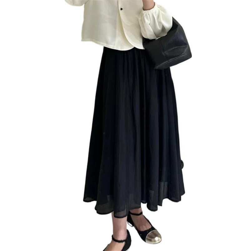 2024 Summer Women's Lyocell Skirt Elegant A Line Shiny Skirt High Waist Korean Fashion Skirts Office Long Skirt 8 Color Vestiods
2024 Summer Women's Lyocell Skirt Elegant A Line Shiny Skirt High Waist Korean Fashion Skirts Office Long Skirt 8 Color Vestiods