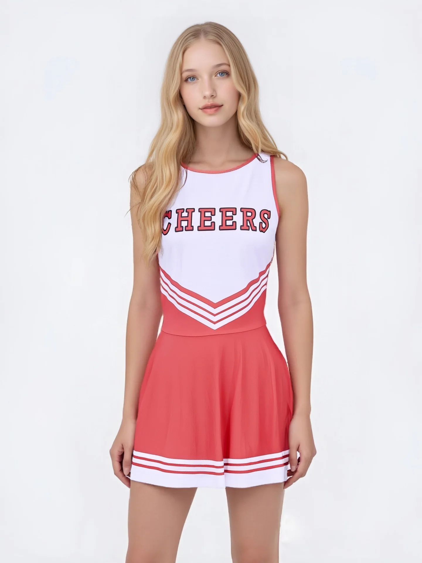 Cheerleading Performance Outfit Football Cheer Dress Sleeveless Slim Fit Team Uniform Stage Costume
Cheerleading Performance Outfit Football Cheer Dress Sleeveless Slim Fit Team Uniform Stage Costume