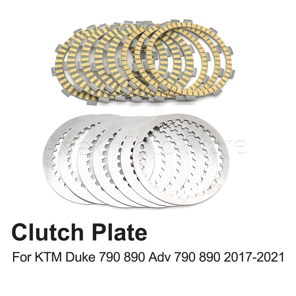 For KTM Duke 790 890 Adventure 790 890 2017-2021 Motorcycle Clutch Plates Steel Plates Friction Disc Kit Accessories
For KTM Duke 790 890 Adventure 790 890 2017-2021 Motorcycle Clutch Plates Steel Plates Friction Disc Kit Accessories