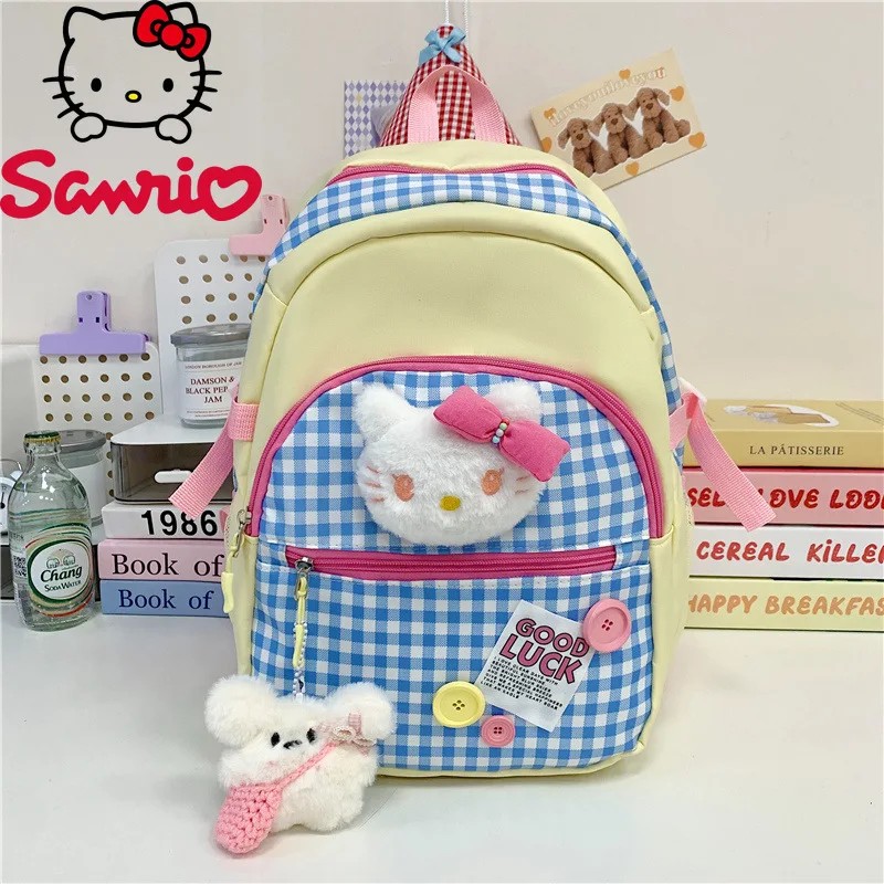 Hello Kitty New Girl Backpack Fashion High Quality Women's Travel Backpack Cartoon Versatile Lightweight Student Backpack
Hello Kitty New Girl Backpack Fashion High Quality Women's Travel Backpack Cartoon Versatile Lightweight Student Backpack