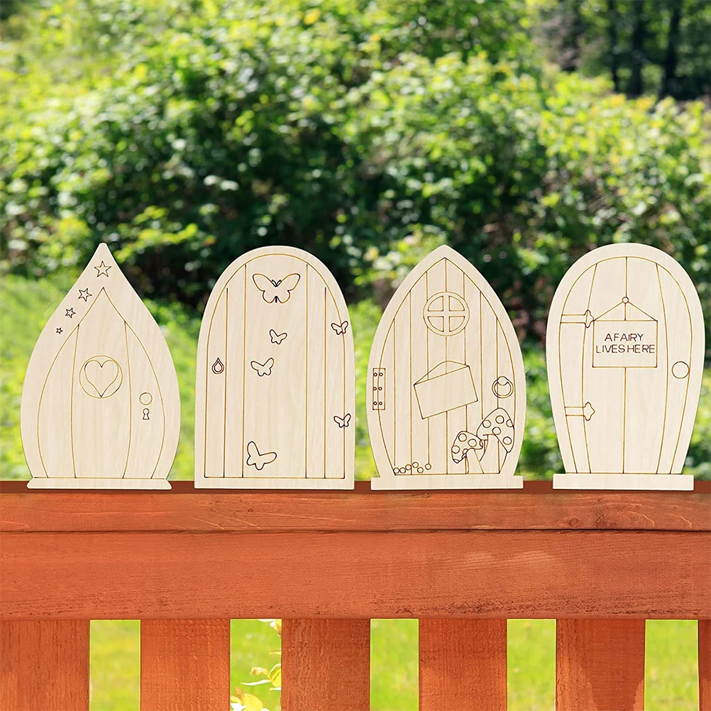 48 Pcs Mini Wooden Fairy Doors Unpainted DIY Chips Blank Garden Decorations Small Khaki Wood Pieces Safe Kids Room naments
48 Pcs Mini Wooden Fairy Doors Unpainted DIY Chips Blank Garden Decorations Small Khaki Wood Pieces Safe Kids Room naments