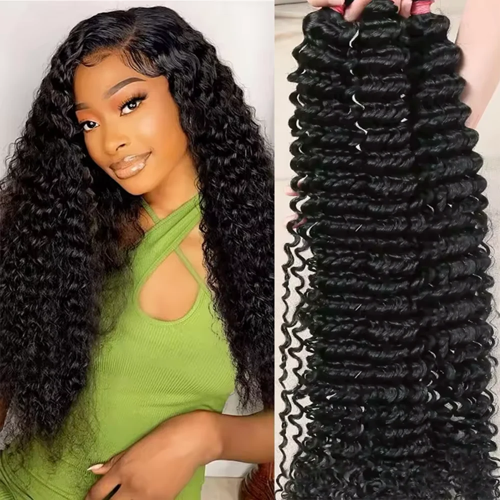 Deep Wave Human Hair Bundles With 100% Raw Human Hair Weaving Curly Hair Bundles Water Wave Natural Hair Extensions 1/3/4 Pieces
Deep Wave Human Hair Bundles With 100% Raw Human Hair Weaving Curly Hair Bundles Water Wave Natural Hair Extensions 1/3/4 Pieces