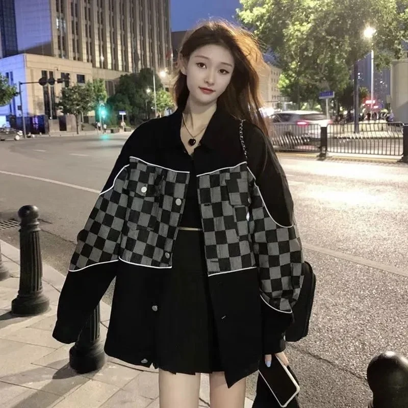 Black Denim Coat Fashion Women's Spring and Autumn 2024 New Fashion Design Sense Small Crowd Work Style Versatile Vintage Jacket
Black Denim Coat Fashion Women's Spring and Autumn 2024 New Fashion Design Sense Small Crowd Work Style Versatile Vintage Jacket
