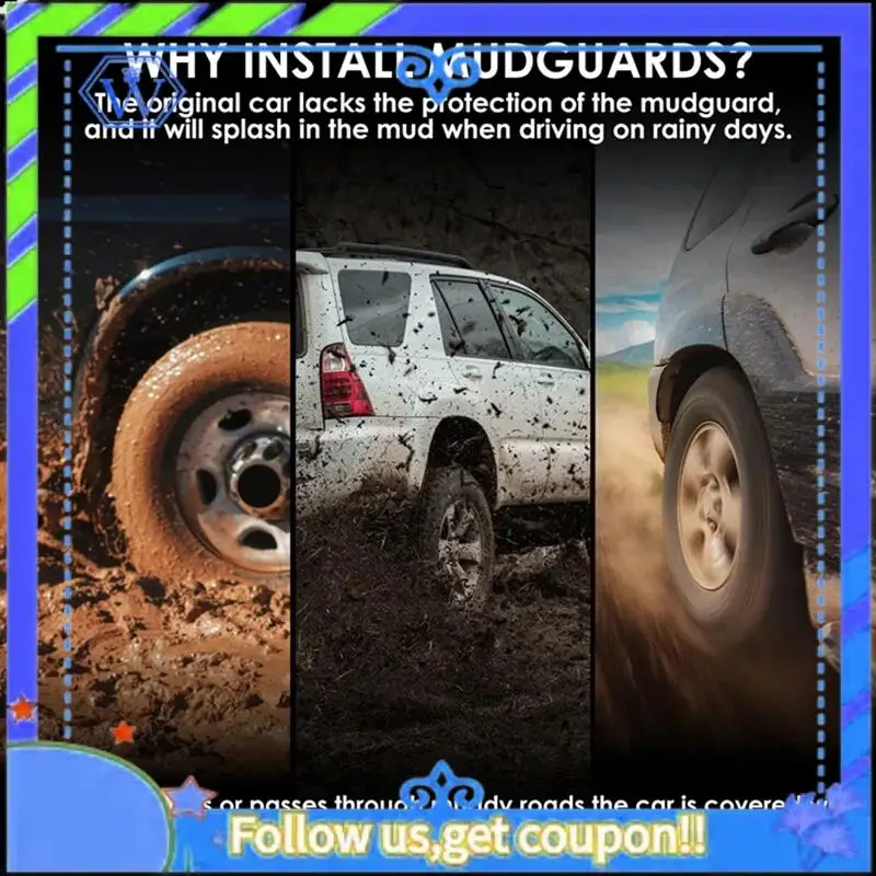 4PCS Car Mudguard Mud Flaps Splash Mud Guard Fender For KIA EV6 GT 2021 2022 2023 Car Accessories
4PCS Car Mudguard Mud Flaps Splash Mud Guard Fender For KIA EV6 GT 2021 2022 2023 Car Accessories