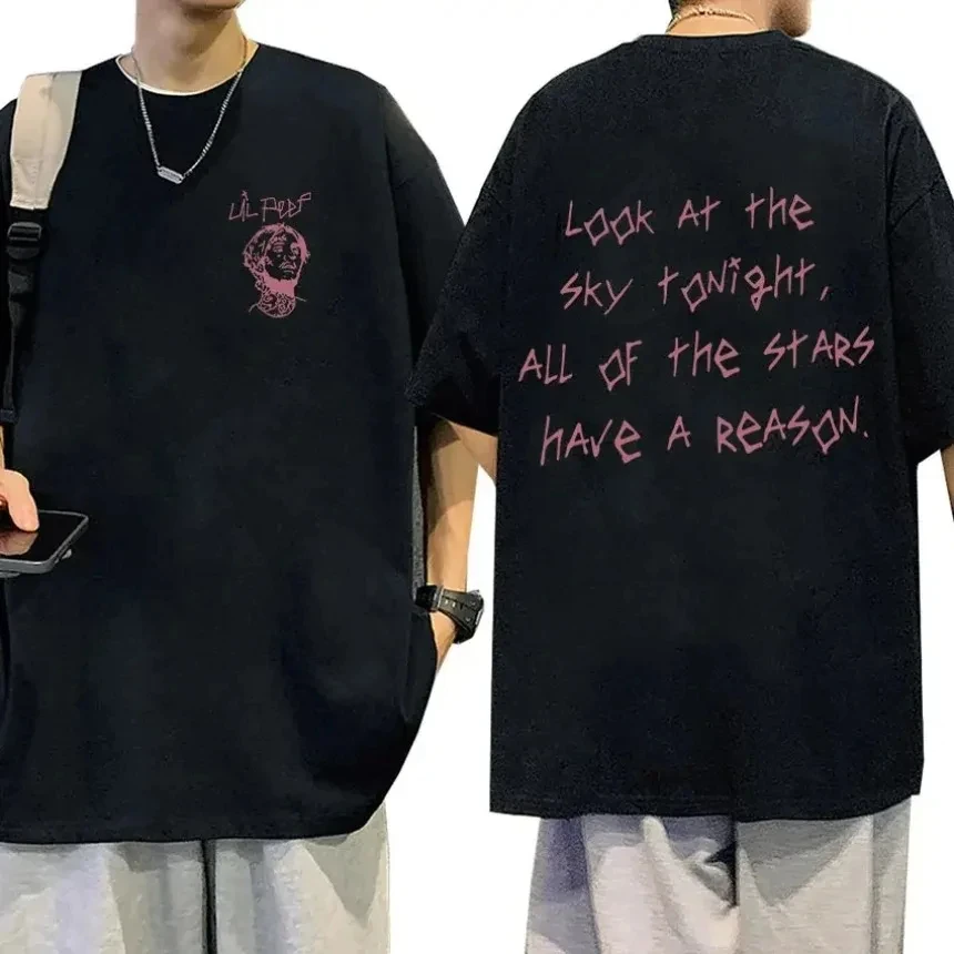 Rapper Lil Peep Tour Concert Graphic T Shirt Men's Fashion Cotton Short Sleeve T-shirt Unisex Hip Hop Oversized Tees Streetwear
Rapper Lil Peep Tour Concert Graphic T Shirt Men's Fashion Cotton Short Sleeve T-shirt Unisex Hip Hop Oversized Tees Streetwear