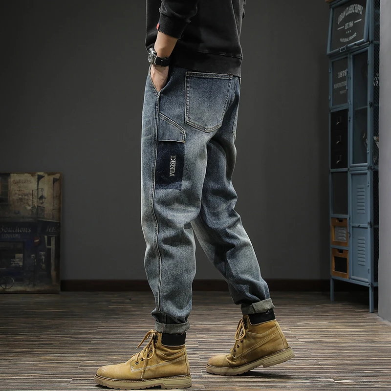 Spring and autumn all the fashion brand washed to do old jeans men's loose straight pants American retro small foot pants
Spring and autumn all the fashion brand washed to do old jeans men's loose straight pants American retro small foot pants