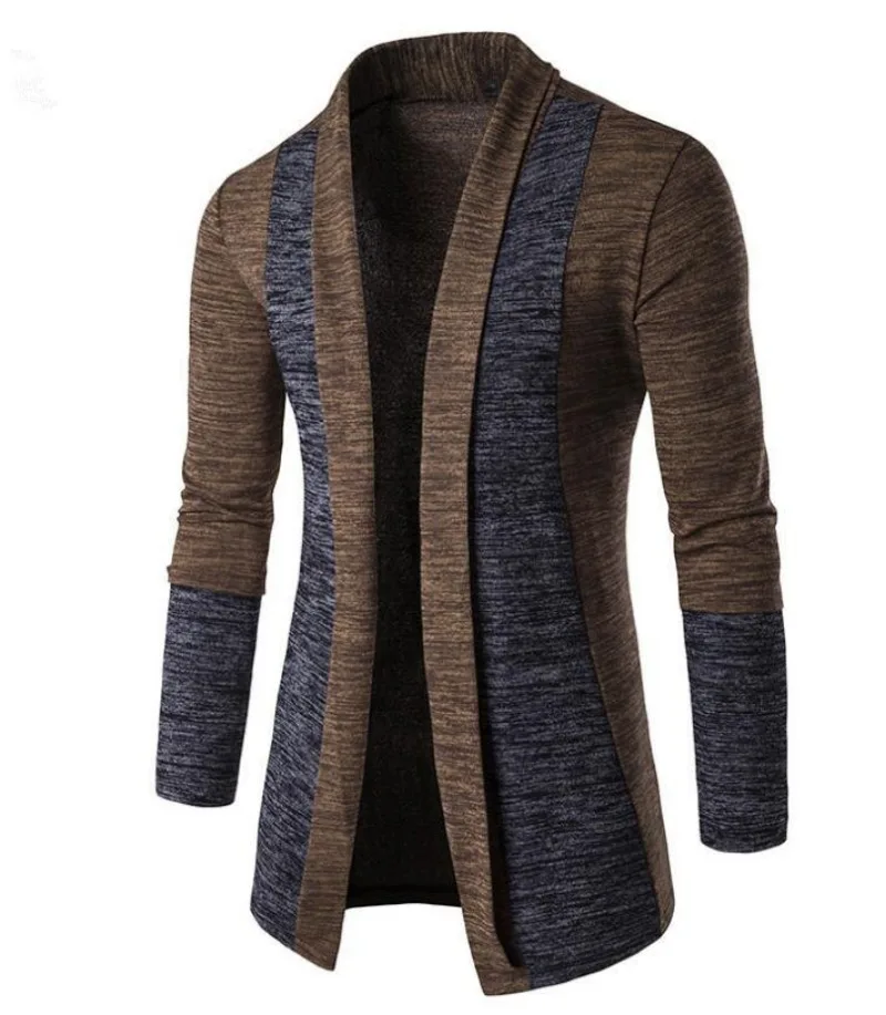New Men's Sweater Men's Cardigan Patchwork Contrasting Color Knit Sweater Korean Version Sweater Versatile Cardigan
New Men's Sweater Men's Cardigan Patchwork Contrasting Color Knit Sweater Korean Version Sweater Versatile Cardigan