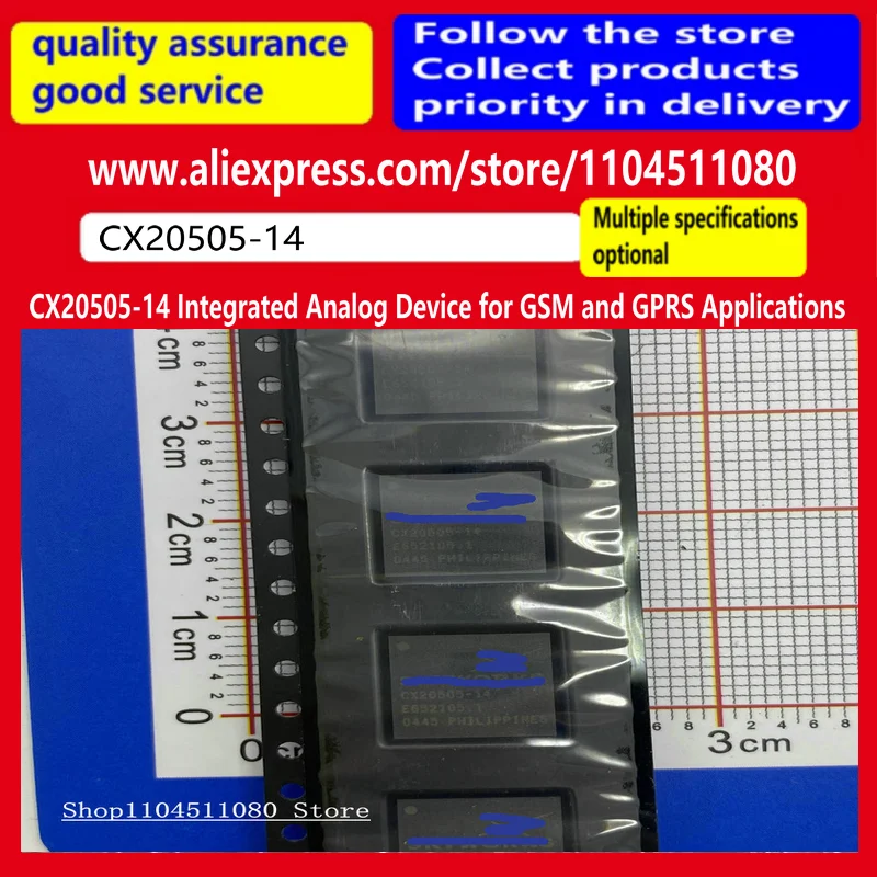 CX20505-14 Integrated Analog Device for GSM and GPRS Applications CX20505
CX20505-14 Integrated Analog Device for GSM and GPRS Applications CX20505