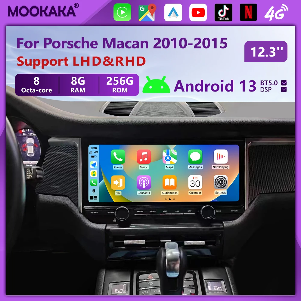 12.3" For Porsche Macan 2010-2015 Android13 Car DVD Player Navigation GPS Carplay Radio 8+256GB Bluetooth WIFI Autoradio LDH RDH
12.3" For Porsche Macan 2010-2015 Android13 Car DVD Player Navigation GPS Carplay Radio 8+256GB Bluetooth WIFI Autoradio LDH RDH
