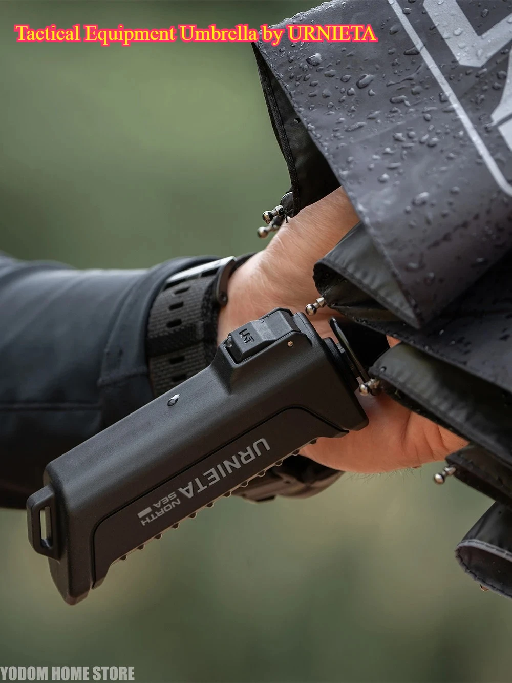 Tactical Equipment Umbrella by URNIETA - Nylon Cover with Auto Open/Close, UV Protection for Men
Tactical Equipment Umbrella by URNIETA - Nylon Cover with Auto Open/Close, UV Protection for Men