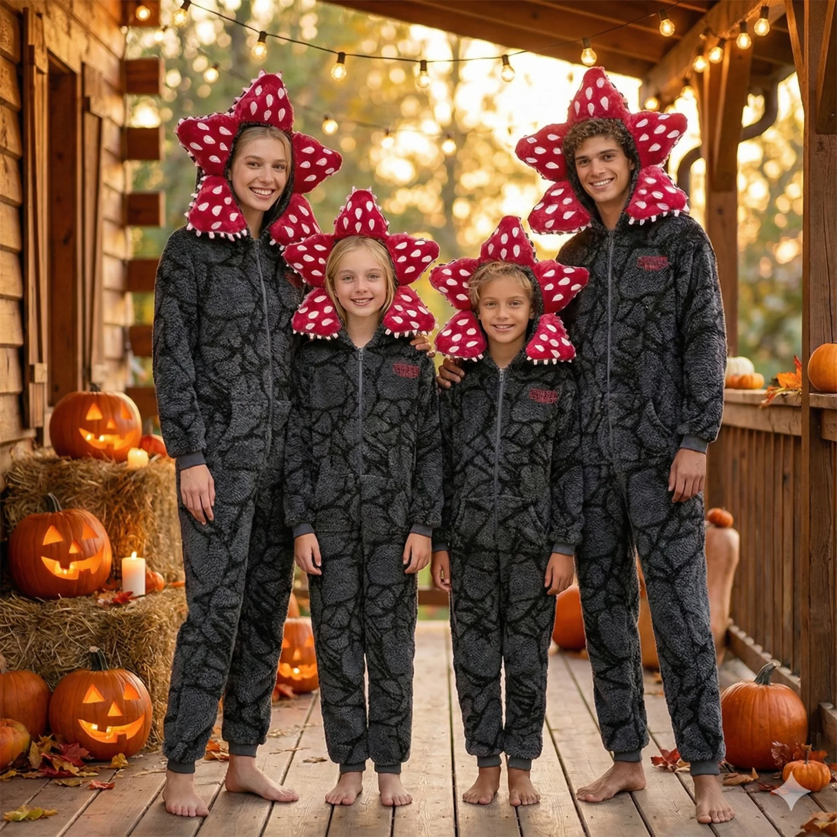 Demogorgon Plant Flannel Pajamas Adult Winter Warm Onesie Family Set Cannibal Flower Thick Kigurumi Cosplay Costume Jumpsuit
Demogorgon Plant Flannel Pajamas Adult Winter Warm Onesie Family Set Cannibal Flower Thick Kigurumi Cosplay Costume Jumpsuit