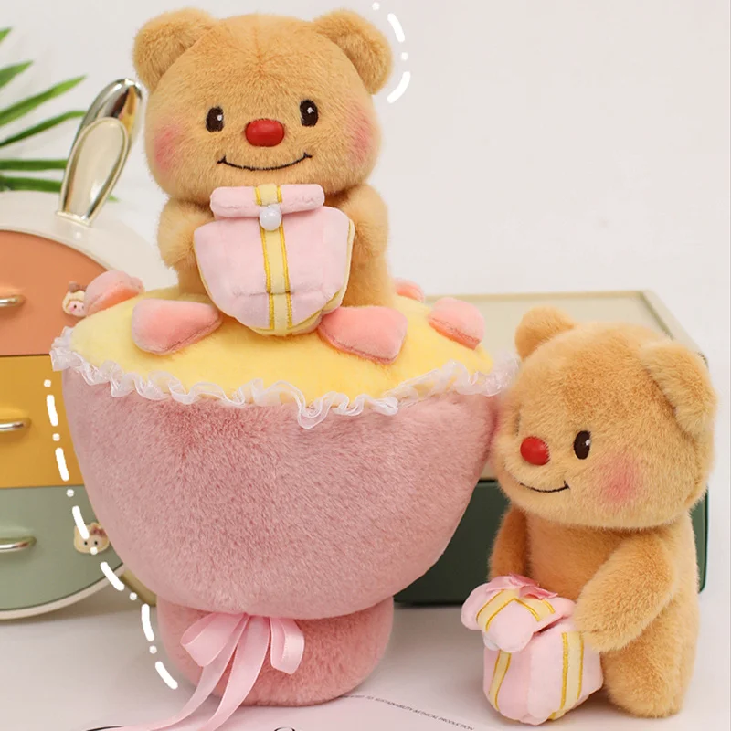 Bear Bouquet Plush Toys 35CM Transform Kawaii Flowers Doll Bouquet Stuffed Doll Cute Home Decor Birthday Gifts For Girlfriend
Bear Bouquet Plush Toys 35CM Transform Kawaii Flowers Doll Bouquet Stuffed Doll Cute Home Decor Birthday Gifts For Girlfriend