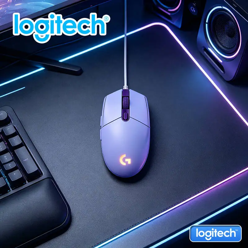 Logitech G102 Wired Mouse, 8000 DPI Adjustable, 20M Click Lifespan, Comfort Grip for Long Gaming Hours
Logitech G102 Wired Mouse, 8000 DPI Adjustable, 20M Click Lifespan, Comfort Grip for Long Gaming Hours
