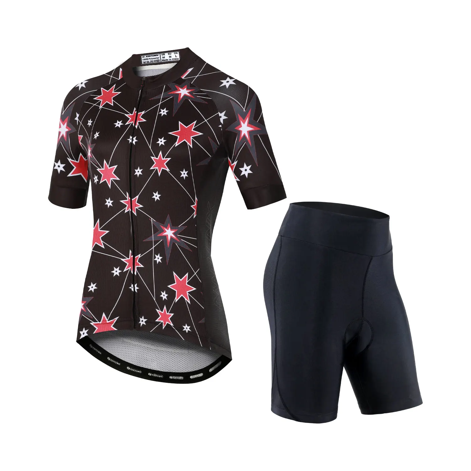 Комплект велосипедного трикотажа со звездным узором, летняя одежда для велоспорта, одежда для горного велосипеда, велосипедный костюм, быстросохнущий трикотаж, женский наряд
Комплект велосипедного трикотажа со звездным узором, летняя одежда для велоспорта, одежда для горного велосипеда, велосипедный костюм, быстросохнущий трикотаж, женский наряд