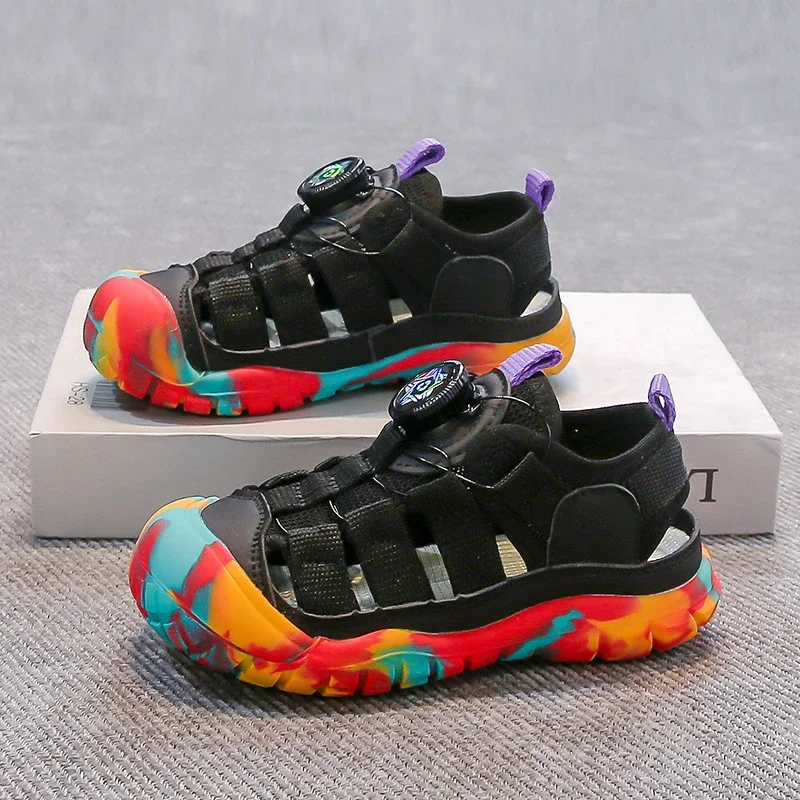 Children's Sandals 2025 Summer New Mesh Breathable Boys' Sports Sandals Closed-toe Anti Collision Girls' Casual Beach Shoes
Children's Sandals 2025 Summer New Mesh Breathable Boys' Sports Sandals Closed-toe Anti Collision Girls' Casual Beach Shoes