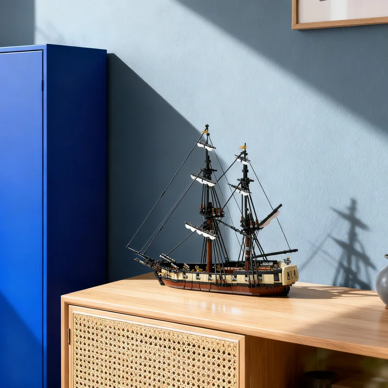 2636 деталей MOC HMS Meteor: Конструктор «Пиратский корабль» для сборки, креативный подарок, декор для дома и офиса, премиум-класс, для взрослых и детей
2636 деталей MOC HMS Meteor: Конструктор «Пиратский корабль» для сборки, креативный подарок, декор для дома и офиса, премиум-класс, для взрослых и детей