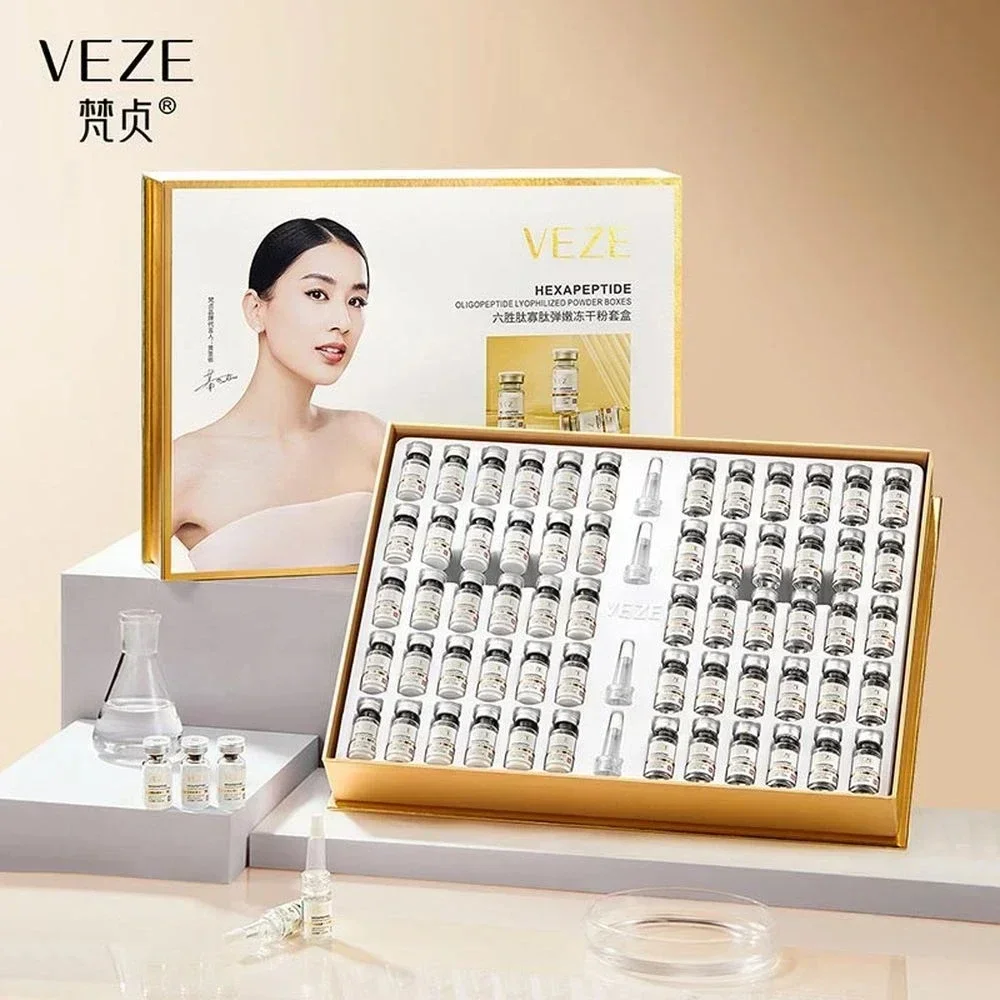 VEZE Hexapeptide Oligopeptide Lyophilized Powder Set 30 Pairs Hydrating Moisturizing Pores Shrinking Skin Care Essence Set
VEZE Hexapeptide Oligopeptide Lyophilized Powder Set 30 Pairs Hydrating Moisturizing Pores Shrinking Skin Care Essence Set