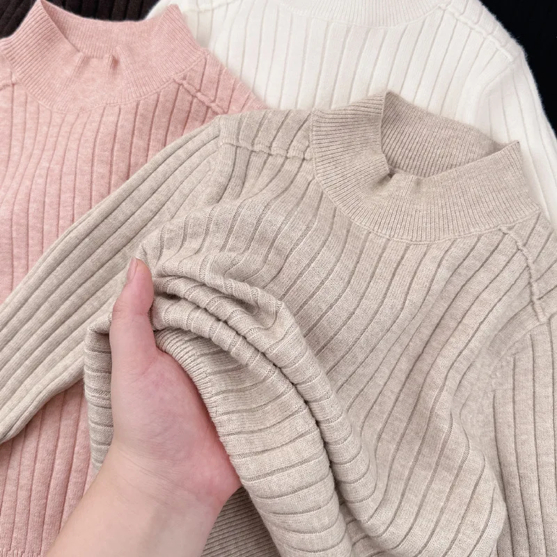 Свитер, верхняя базовая рубашка, слой под крышками, детская одежда, пуловер, осень 2022, новинка для малышей, зима, теплая детская вязаная одежда с высоким воротником
Свитер, верхняя базовая рубашка, слой под крышками, детская одежда, пуловер, осень 2022, новинка для малышей, зима, теплая детская вязаная одежда с высоким воротником