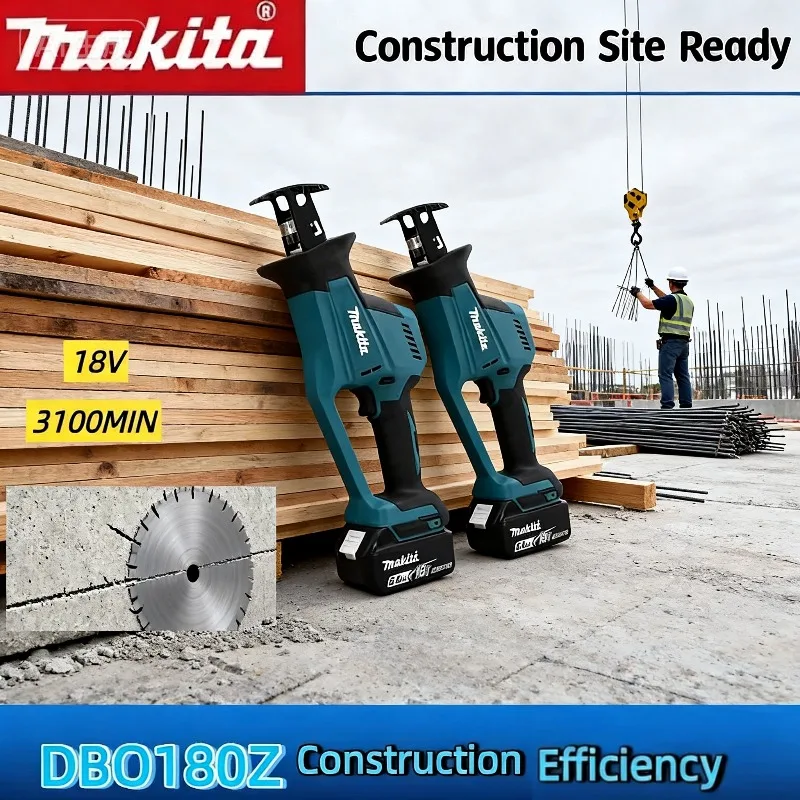 Makita DJR189 Brushless Electric Reciprocating Saw, Rechargeable Wood Metal Cutting Saw Portable Tool.
Makita DJR189 Brushless Electric Reciprocating Saw, Rechargeable Wood Metal Cutting Saw Portable Tool.