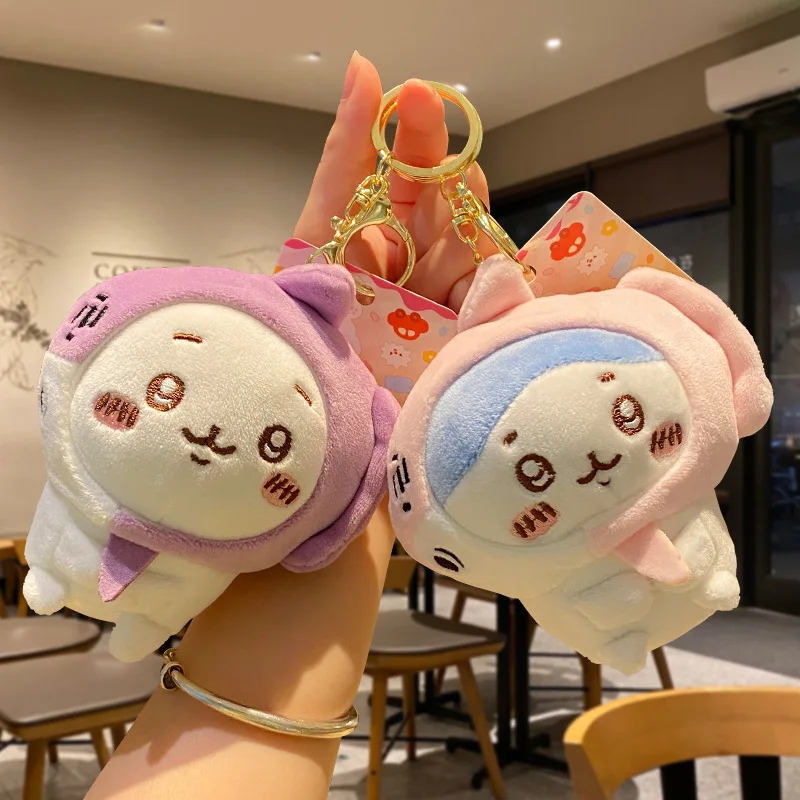 Usagi плюшевая кукла брелок кулон украшение милый рюкзак мультфильм Chiikawa Hachiware детский студенческий праздничный плюшевый подарок
Usagi плюшевая кукла брелок кулон украшение милый рюкзак мультфильм Chiikawa Hachiware детский студенческий праздничный плюшевый подарок