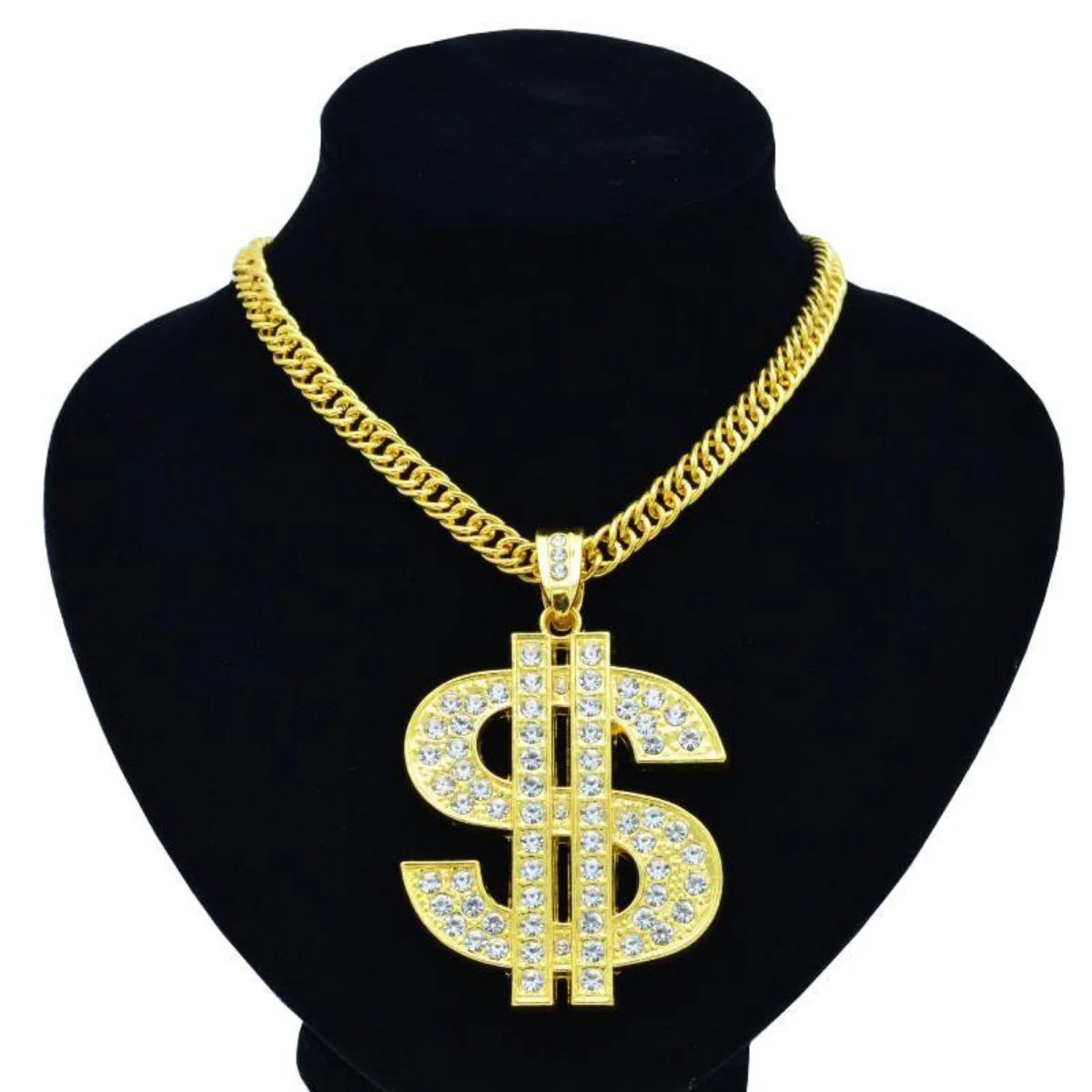 Gold Dollar Necklace Diamond-encrusted Necklace Sweater Chain Atmospheric Luxury US Symbol Low Price Jewelry Support Bulk Order
Gold Dollar Necklace Diamond-encrusted Necklace Sweater Chain Atmospheric Luxury US Symbol Low Price Jewelry Support Bulk Order