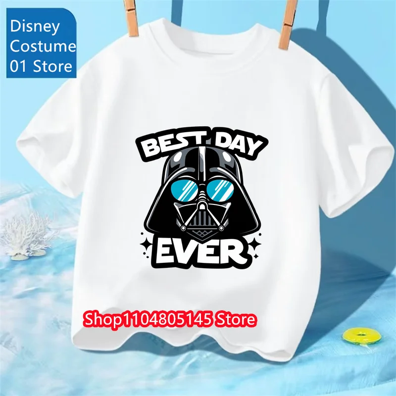 Disney Stars Wars Kawaii Print Cotton T Shirt for Kids Boy 3-14Y Short Anime Tops Pride Tshirt Y2k One Piece Girls Clothes
Disney Stars Wars Kawaii Print Cotton T Shirt for Kids Boy 3-14Y Short Anime Tops Pride Tshirt Y2k One Piece Girls Clothes