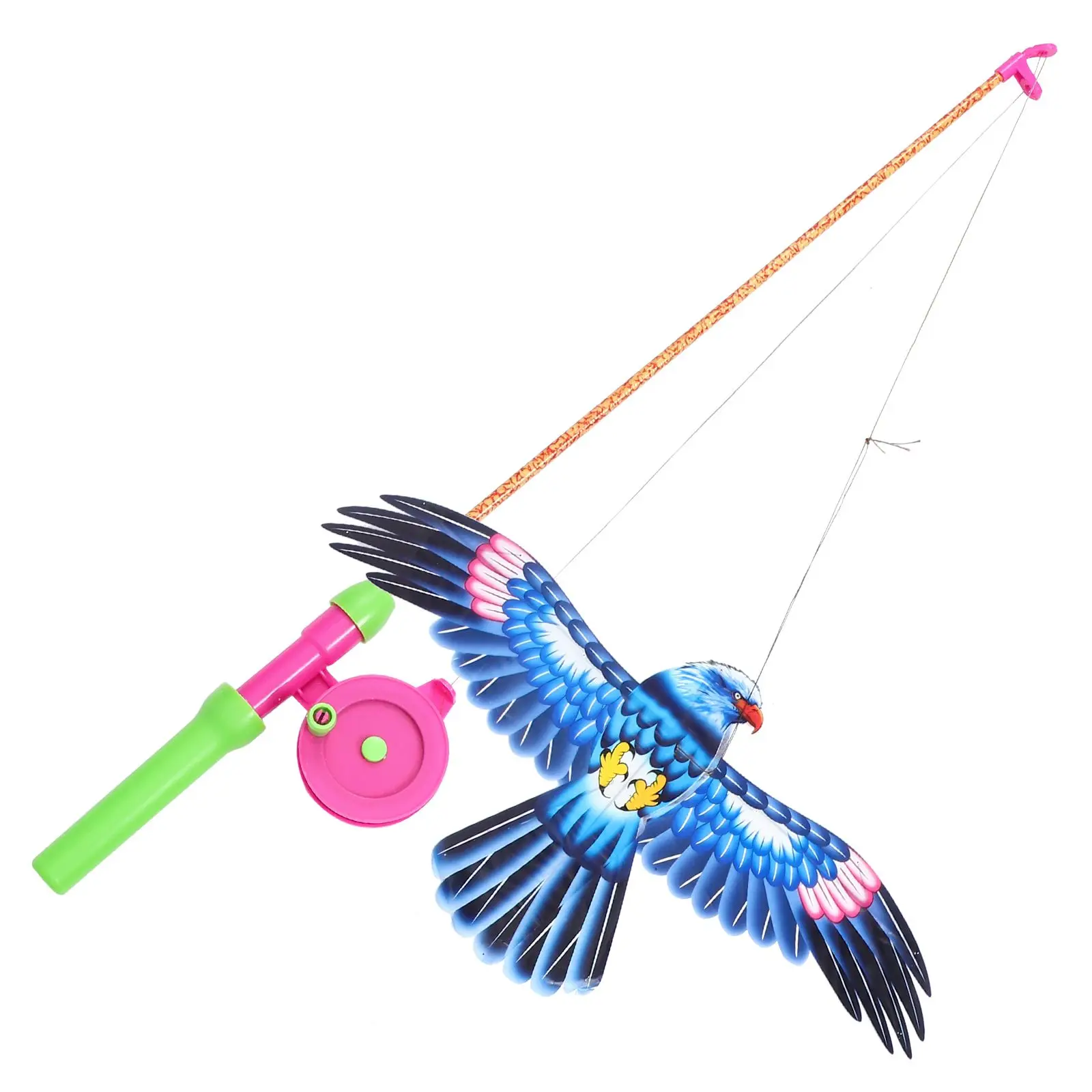 Fishing Rod Kite Easy to Fly Lightweight Portable Kids Outdoor Toy Vivid Eagle Design Plastic Simple Structure Lifelike
Fishing Rod Kite Easy to Fly Lightweight Portable Kids Outdoor Toy Vivid Eagle Design Plastic Simple Structure Lifelike