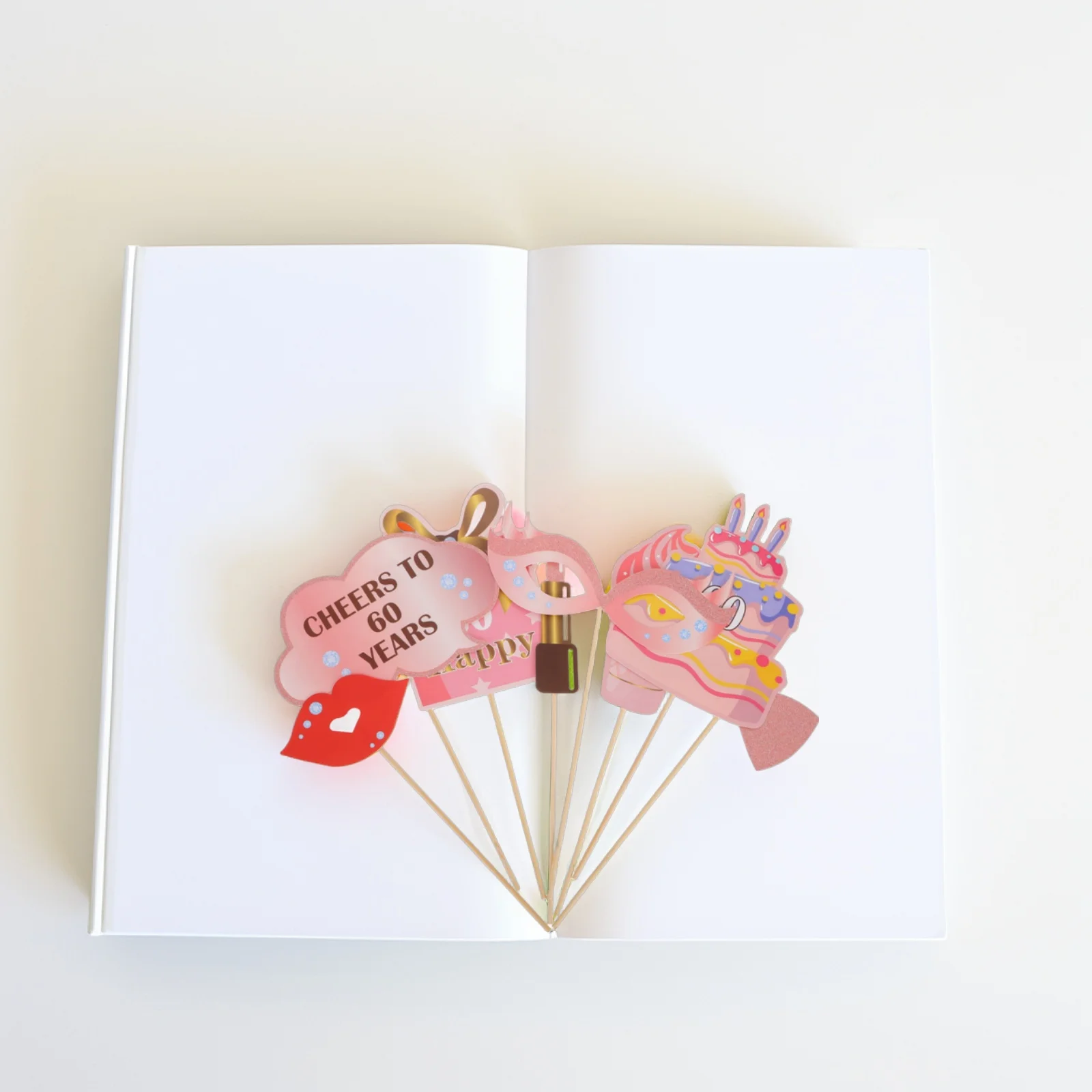 33Pcs Birthday Photo Booth Props 60th Rose Gold Pink Elegant Party Decorations for Birthday Celebration New Years Photo Props 
33Pcs Birthday Photo Booth Props 60th Rose Gold Pink Elegant Party Decorations for Birthday Celebration New Years Photo Props