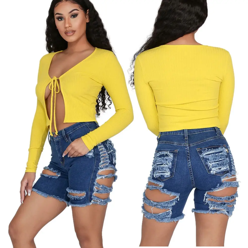 Women Sexy Denim Shorts Distressed Frayed Holes Denim Hot Pants Ladies Solid Short Pants Casual Streetwear
Women Sexy Denim Shorts Distressed Frayed Holes Denim Hot Pants Ladies Solid Short Pants Casual Streetwear