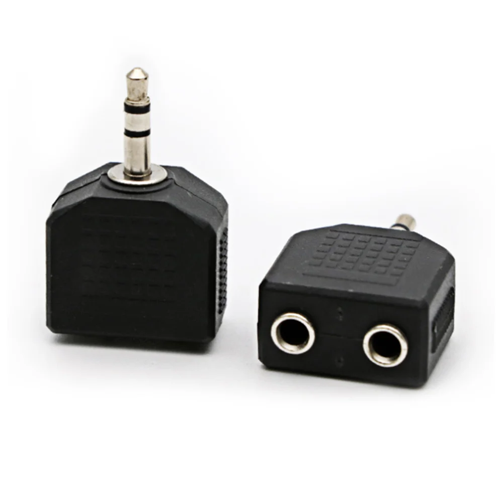 2pcs 35MM 1 to 2 Male to Female Double Mono Headphone Microphone Y Splitter Converter Stereo Audio Jack Plug Adapter Black
2pcs 35MM 1 to 2 Male to Female Double Mono Headphone Microphone Y Splitter Converter Stereo Audio Jack Plug Adapter Black