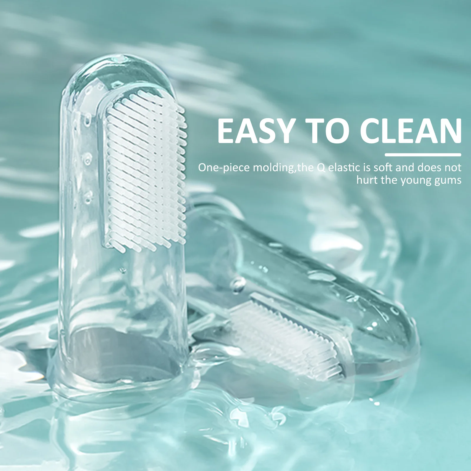 Набор из 3 силиконовых зубных щеток для младенцев и малышей: мягкая щетка для чистки зубов и массажа десен для обучения детей
Набор из 3 силиконовых зубных щеток для младенцев и малышей: мягкая щетка для чистки зубов и массажа десен для обучения детей